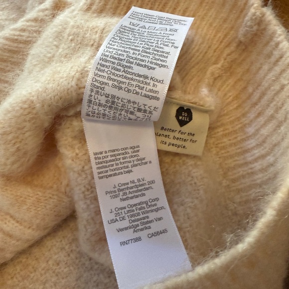 Madewell Havener Cable Pullover Sweater Heather Powder NWOT Crew Neck Size XS - Picture 11 of 13